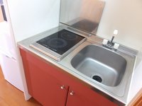 2口コンロのラジエントヒーター仕様です。