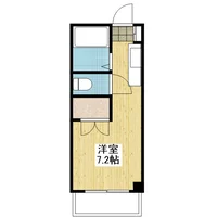 「愛媛マンスリー松山市北立花町」間取図画像