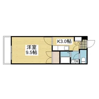 「愛媛マンスリー松山市祇園」間取図画像