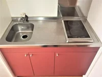 ２口電気コンロ