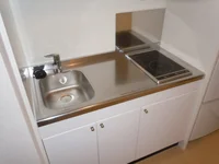 2口電気コンロ（IH+ラジエントヒーター）