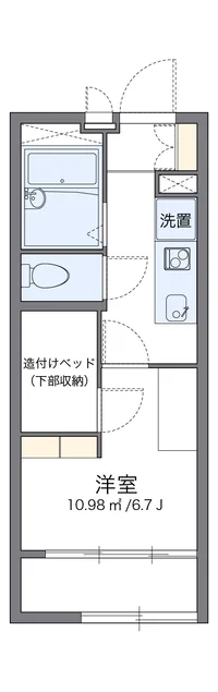 代表的な間取のため実際の間取とは異なる場合があります