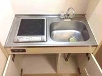 お部屋によって反転あり。コンロの種類も異なります