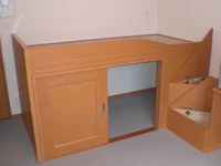 ベットの下は広々収納