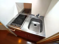 一人暮らしにピッタリの機能的なシンク