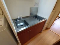 シングルレバー設置　シンク広め仕様です