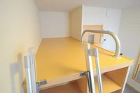 ウォークインクローゼット上部　ベッド部分