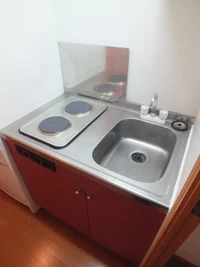 2口電気コンロ