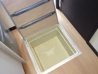 キッチンに便利な床下収納