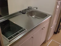 ワイドなキッチンタイプなので料理もしやすい♪