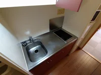 シングルレバー設置 シンク広めです♪