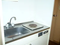 1口電気コンロ付キッチンです☆