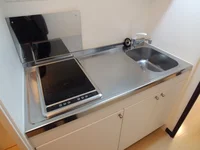 2口電気コンロ
