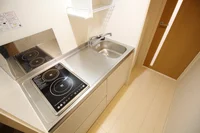 ＩＨコンロですっきり使えるキッチンです！