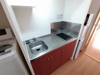 シングルレバー設置　シンク広めです♪