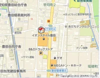 家マークが物件です。