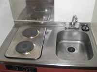 お掃除ラクラク♪２口ラジエントヒーター採用！