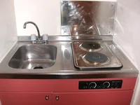 2口電気コンロ