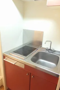 電気コンロ設置済みです。