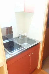 2口ラジエントヒーター設置済み。