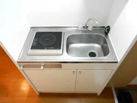 一人暮らしにピッタリの機能的なシンク