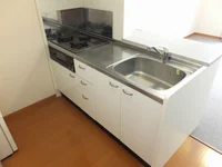 ３口ガスコンロ設置済み