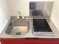 電気コンロが2口あるタイプ