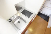 2口コンロのラジエントヒーターはお手入れ簡単♪