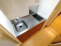 シングルレバー設置　シンク広めです♪