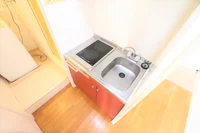 2口コンロ付きラジエントヒータを設置