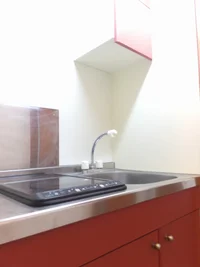 2口電気コンロ設置済みです。