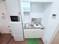 １口コンロ付♪スーパーで食材を買ってきたらすぐにお料理に取り掛かれます！