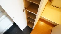 収納スペースもしっかり付いています。