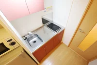 ２口コンロ付きラジエントヒータを設置