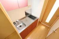 ワイドキッチン2口コンロでお掃除が楽チン