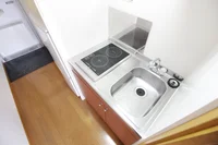 2口コンロのラジエントヒーターはお手入れ簡単♪