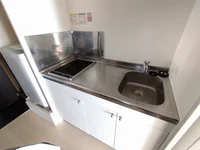 シングルレバー設置 シンク広めです♪