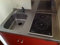 2口電気コンロ