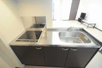 対面キッチン（ＩＨ付２口電気コンロ）