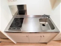 お掃除らくらくのフラットコンロ