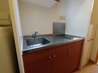 シングルレバー設置　シンク広めです♪