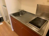 シンク広めです♪シングルレバー設置