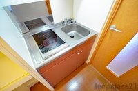 電気コンロ付