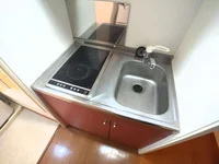 一人暮らしにピッタリの機能的なシンク