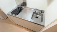 二口のコンロ有り