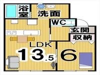 「ベニール」間取図画像