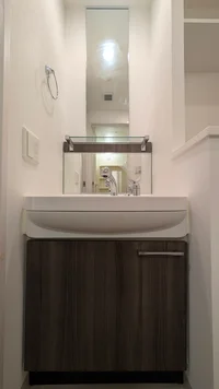 独立洗面台付き♪洗濯機も♪