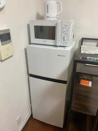 冷蔵庫・電子レンジも完備です♪