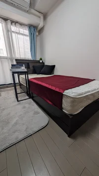 ふかふか木製ベッド♪雰囲気良し♪