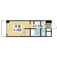 「愛媛マンスリー松山市天山Ⅱ」間取図画像